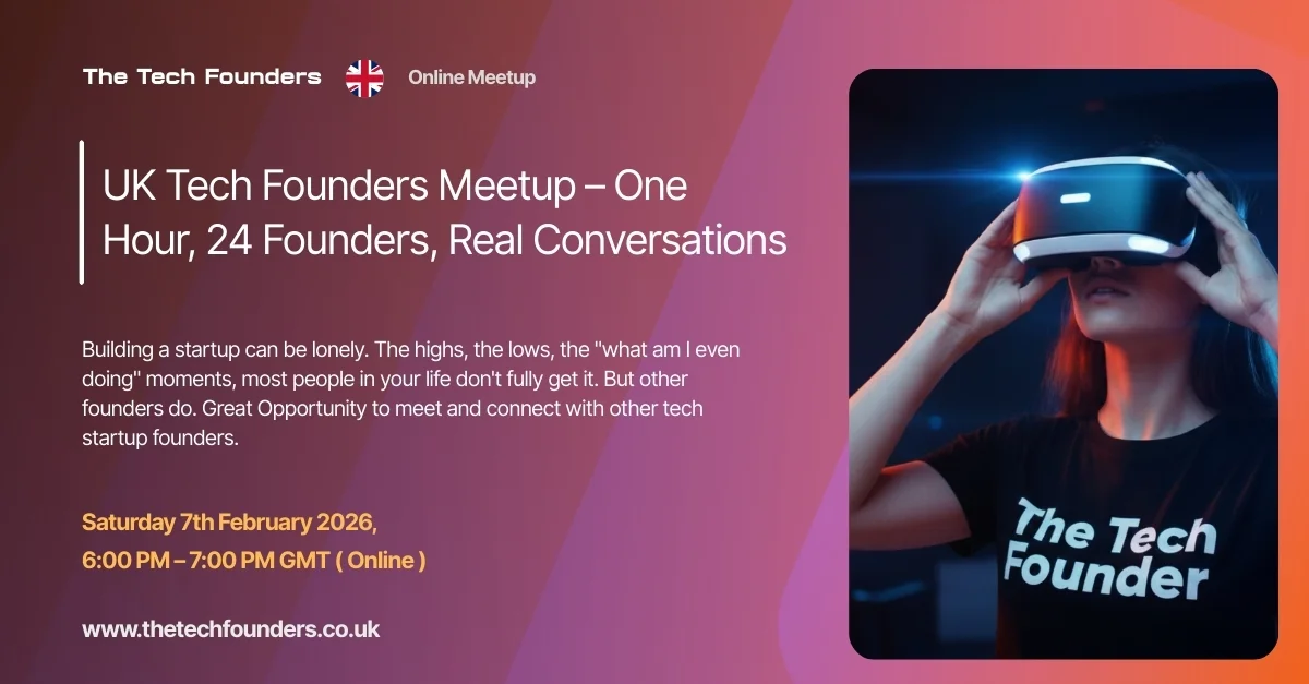 The Tech Founders Meetup – One Hour, 24 Founders, Real Conversations